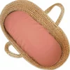 Sevira Kids Drap housse couffin ovale en gaze de coton Jeanne