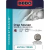 Dodo DRAP HOUSSE - ANTIBACTERIENS - TAUPE - 160X2000 cm - Bonnet 32 cm