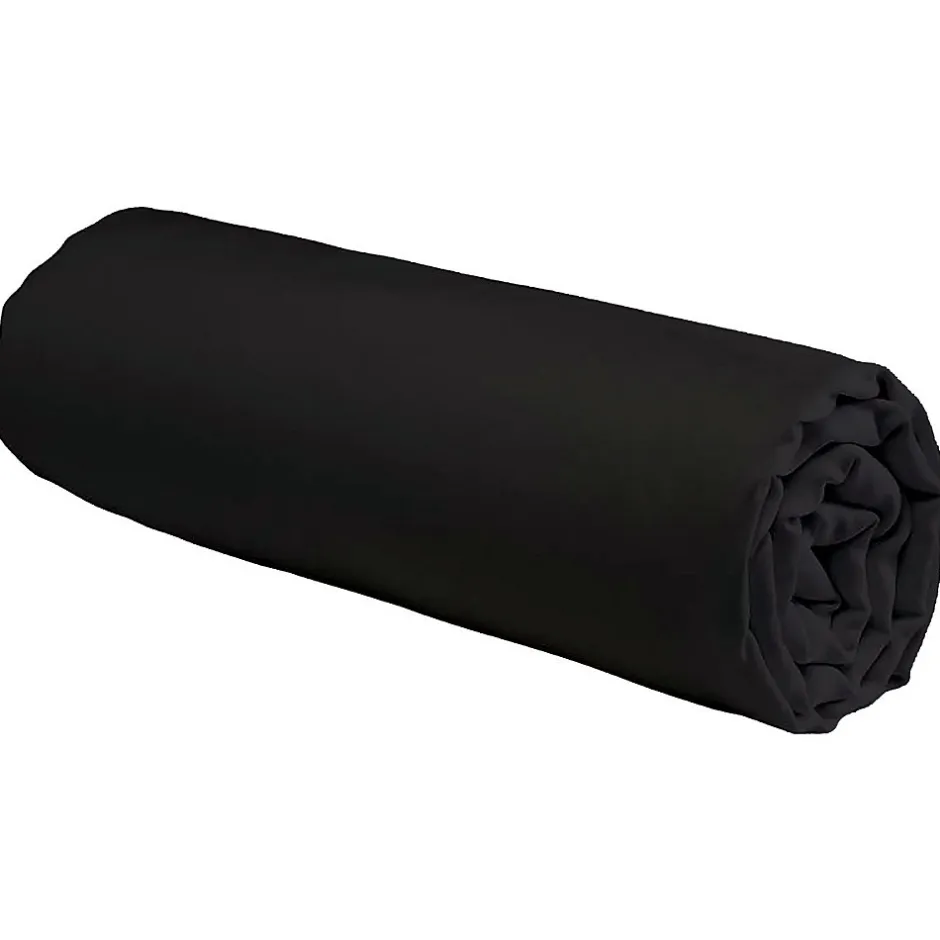 Future Home Drap housse en coton 57 fils uni bonnet 25cm 90x200cm