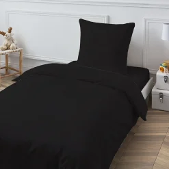 Future Home Drap housse en coton 57 fils uni bonnet 25cm 90x200cm