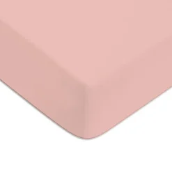 Future Home Drap housse en coton 57 fils uni bonnet 25cm 80x200cm Sale