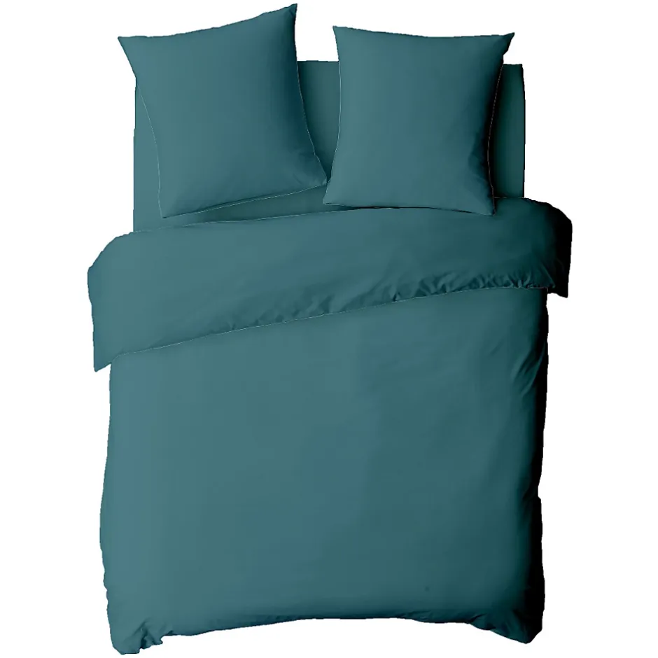 Future Home Drap housse en coton 57 fils uni bonnet 25cm 180x200cm New
