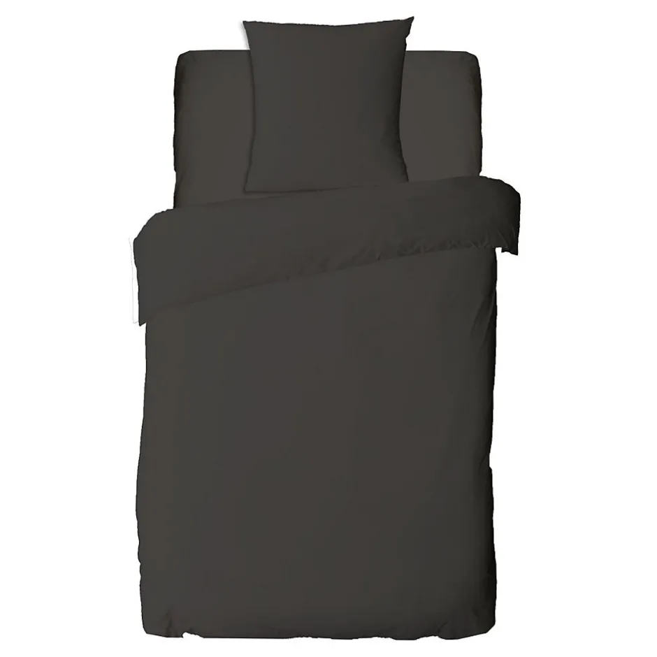 Future Home Drap housse en coton 57 fils uni bonnet 25cm 90x200cm