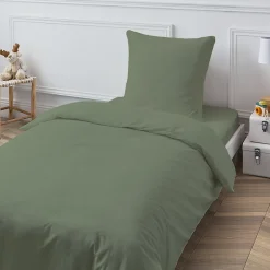 Future Home Drap housse en coton 57 fils uni bonnet 25cm 90x200cm Outlet