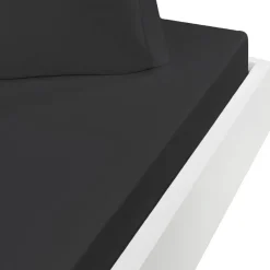 Sensei Maison Drap housse en coton bonnet 30 cm Anthracite 180x200 cm STUDIO Sale