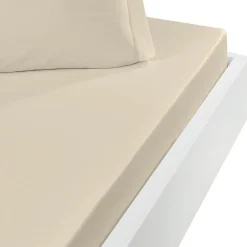 Sensei Maison Drap housse en coton bonnet 30 cm Ficelle 80x200 cm STUDIO