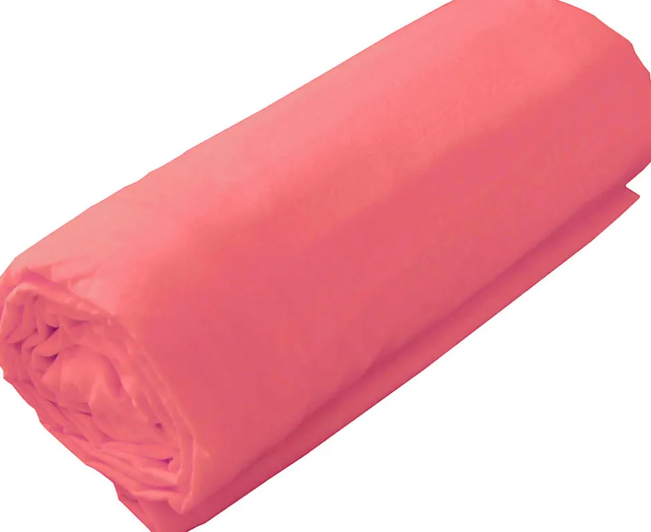 Toison d'Or Drap housse en coton Lavé (160x200 cm - Rose)