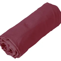 Toison d'Or Drap housse en coton Lavé (80x200 cm - Griotte) Online