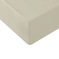 Sensei Maison Drap housse en coton lavé biologique bonnet 30 cm Ficelle 180x200 cm ORGANIKA Online