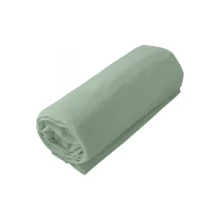 Toison d'Or Drap housse en coton Lavé (180x200 cm - Céladon) New