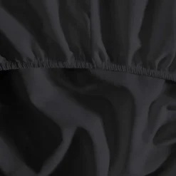 Sensei Maison Drap housse en flanelle de coton bonnet 30 cm Anthracite 180x200 cm KLAPPEN