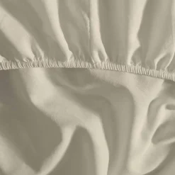 Sensei Maison Drap housse en flanelle de coton bonnet 30 cm Ficelle 90x190 cm KLAPPEN Best