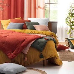Eden Drap housse en gaze de coton Tendance uni