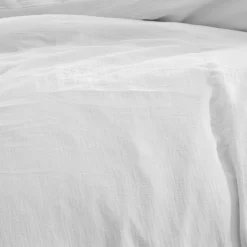 Sensei Maison Drap housse en gaze de coton bonnet 30 cm Blanc 140x200 cm LOFT Outlet