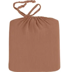 Sensei Maison Drap housse en gaze de coton bonnet 30 cm Brique 160x200 cm LOFT Clearance