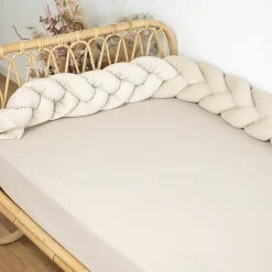 Sevira Kids Drap housse en gaze de coton à carreaux Online