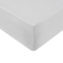 Sensei Maison Drap housse en gaze de coton bonnet 30 cm Blanc 80x200 cm LOFT