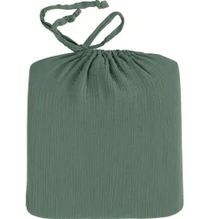 Sensei Maison Drap housse en gaze de coton bonnet 30 cm Lichen 90x200 cm LOFT