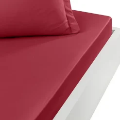 Sensei Maison Drap housse en percale de coton bonnet 30 cm Cardinal 90x200 cm SOFT PERCALE Outlet