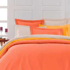 Sensei Maison Drap housse en percale de coton bonnet 30 cm Corail 140x200 cm SOFT PERCALE Online
