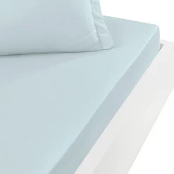 Sensei Maison Drap housse en percale de coton bonnet 30 cm Nuage 140x190 cm SOFT PERCALE