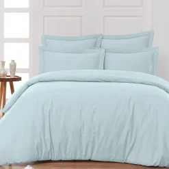 Sensei Maison Drap housse en percale de coton bonnet 30 cm Nuage 140x190 cm SOFT PERCALE