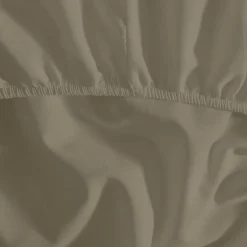 Sensei Maison Drap housse en percale de coton pour lit articulé Taupe 180x200 cm SOFT PERCALE Hot