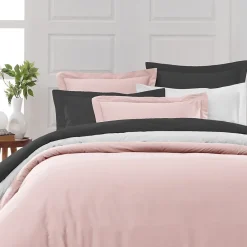 Sensei Maison Drap housse en percale de coton bonnet 30 cm Blanc 200x200 cm SOFT PERCALE