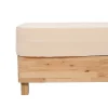 Atmosphera Créateur D'Intérieur Drap housse Flora gaze de coton lin 160x200cm - Atmosphera Clearance