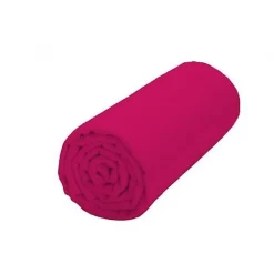 Univers Décor Drap housse Fushia 180 x 200 cm / 100% coton / 57 fils/cm²