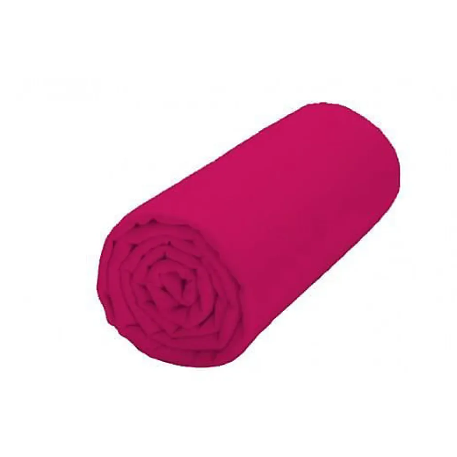 Univers Décor Drap housse Fushia 180 x 200 cm / 100% coton / 57 fils/cm²