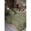 L'Effet Papillon Drap housse "Gaïa" toutes dimensions "Gaze de Coton" - Gaïa Romarin - 200 x 200 cm bonnet de 30 cm Sale