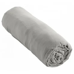 L'Effet Papillon Drap housse "Gaïa" toutes dimensions "Gaze de Coton" - Gaïa Nuage - 180 x 200 cm bonnet de 30 cm Clearance
