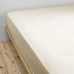 L'Effet Papillon Drap housse "Gaïa" toutes dimensions "Gaze de Coton" - Gaïa Pampa - 90 x 190 cm bonnet de 30 cm