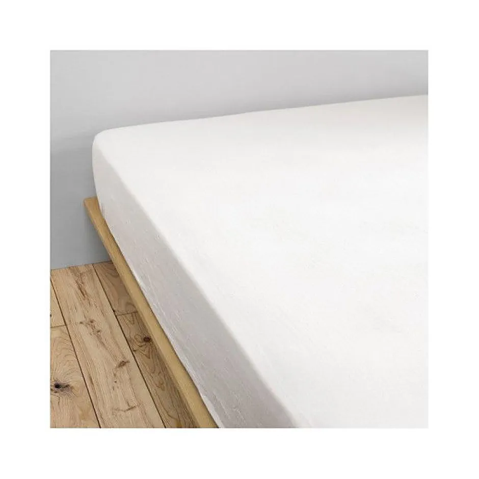 L'Effet Papillon Drap housse "Gaïa" toutes dimensions "Gaze de Coton" - Gaia Chantilly - 80 x 200 cm bonnet de 30 cm New