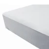 Domiva Drap housse imperméable 2 en 1 (60x120 cm - Gris Perle)