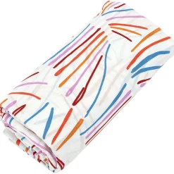 Linnea Drap housse imprimé 90x190 cm coton PERROQUET Salsa Bonnet 40 cm