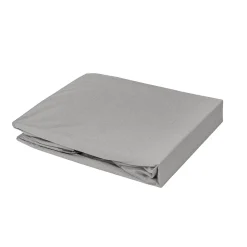 Toison d'Or Drap housse élastiqué en 100% coton peigné (85x195 cm - Taupe) Hot