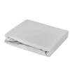 Toison d'Or Drap housse élastiqué en 100% coton peigné (180x200 cm - Gris Perle) Hot
