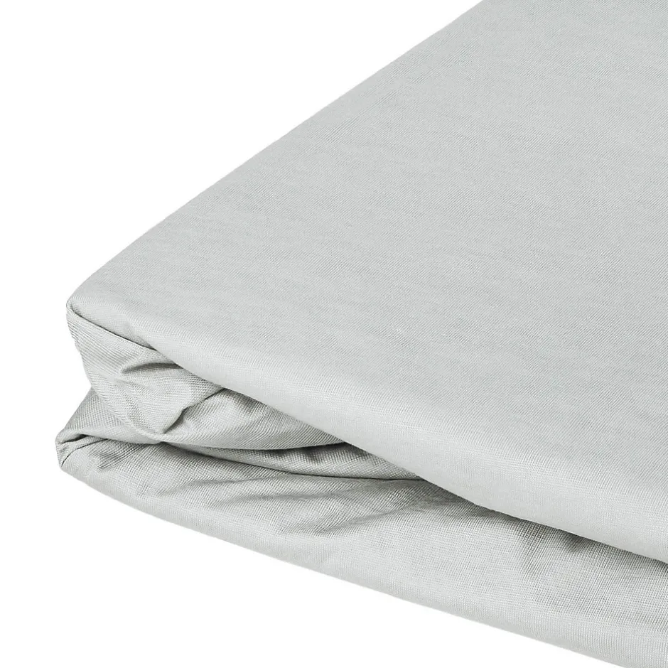 Toison d'Or Drap housse élastiqué en 100% coton peigné (180x200 cm - Gris Perle) Hot
