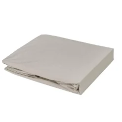 Toison d'Or Drap housse élastiqué en 100% coton peigné (85x195 cm - Gris Galet) Sale