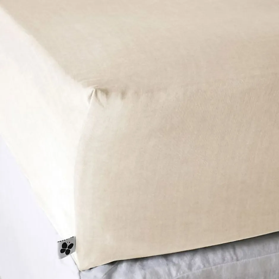 L'Effet Papillon Drap housse "Lysandre" toutes dimensions "Lyocel" - Lysandre Pampa - 160 x 200 cm bonnet de 30 cm Online