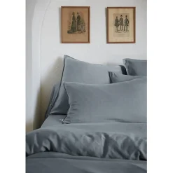 L'Effet Papillon Drap housse "Lysandre" toutes dimensions "Lyocel" - Lysandre Stone - 160 x 200 cm bonnet de 30 cm Online