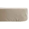 Vent Du Sud Drap housse Palace pur coton teint lavé 63 fils/cm² - Palace Lin - 140 x 190 cm bonnet de 35 cm