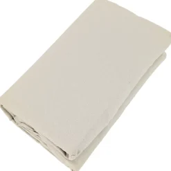 Linnea Drap housse PALACE pur coton lavé 180x200 cm bonnet 35 cm uni beige lin Outlet