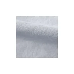 Vent Du Sud Drap housse Palace pur coton teint lavé 63 fils/cm² - Palace Neige - 90 x 190 cm bonnet de 30 cm Best