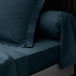 Douceur D'Intérieur Drap Housse Percale Bonnet 30 Cm 200x160cm bleu