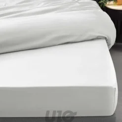 Douceur D'Intérieur Drap Housse Percale Bonnet 30 Cm 190x140cm Blanc