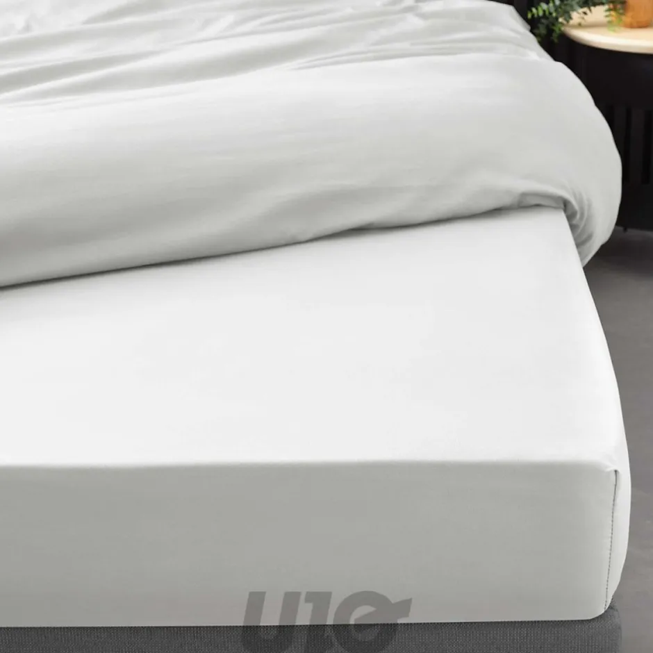 Douceur D'Intérieur Drap Housse Percale Bonnet 30 Cm 190x140cm Blanc