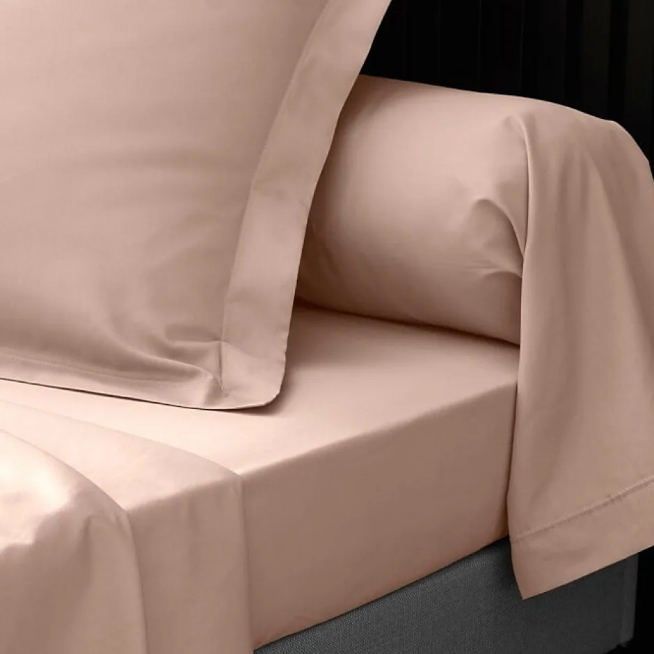Douceur D'Intérieur Drap Housse Percale Bonnet 30 Cm 200x160cm Rose